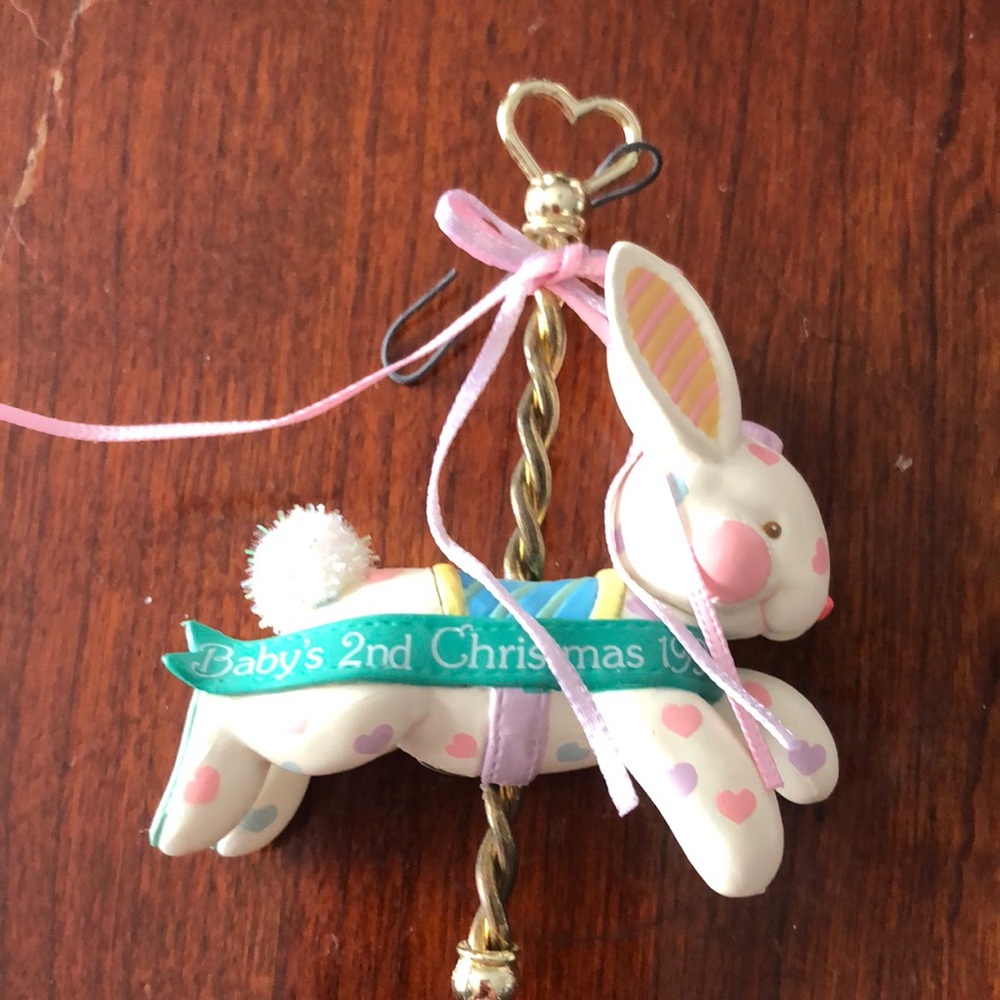 Carlton Cards "Baby's Second Christmas" Ornament 1998/Heirloom Collection